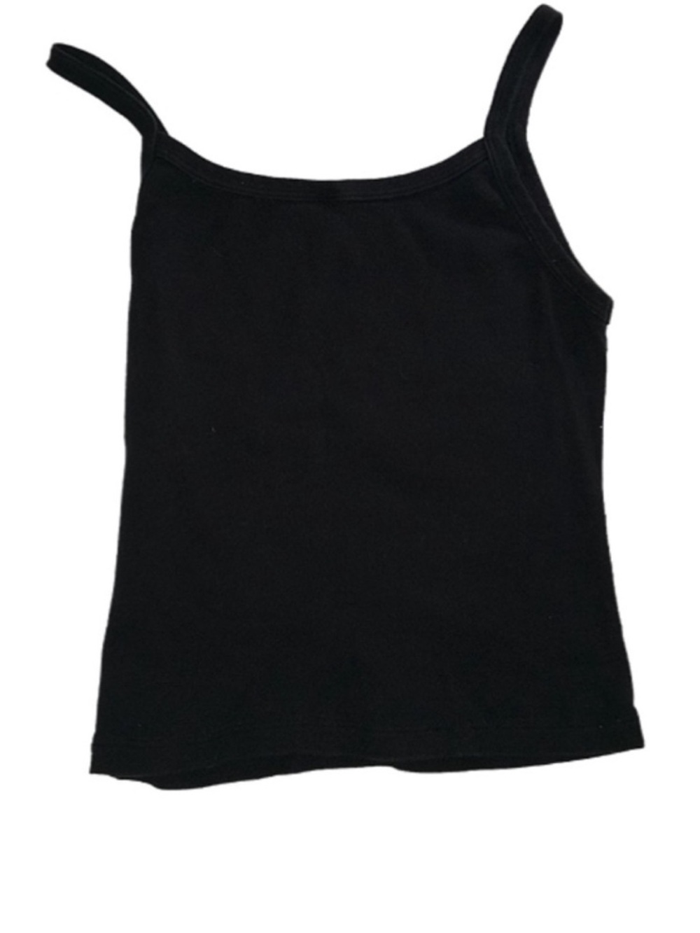 Los Angeles Apparel Black Cami with White Graphic - Picture 4 of 5